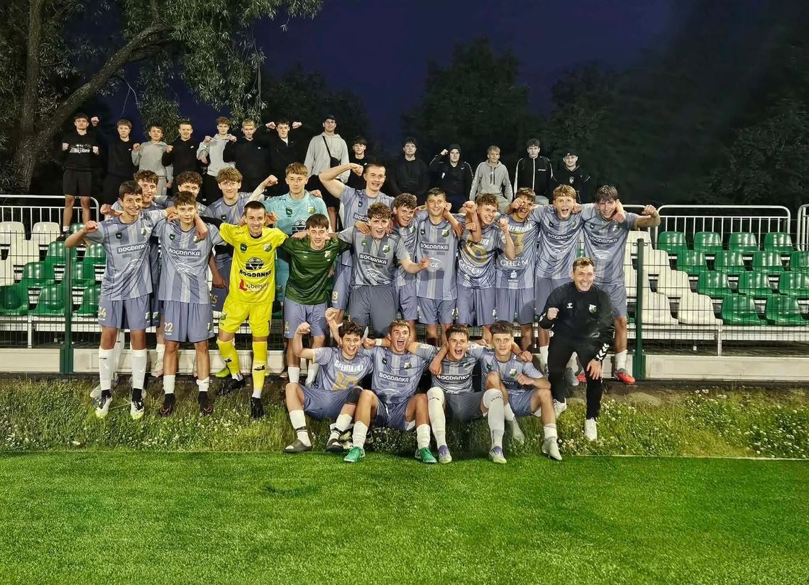 Juniorzy Chełmianki utrzymali się w lidze Akademia Piłkarska Chełmianka Chełm