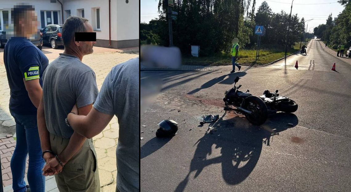 Kierowca w areszcie. Poszkodowana motocyklistka walczy o życie. Potrzebna krew!