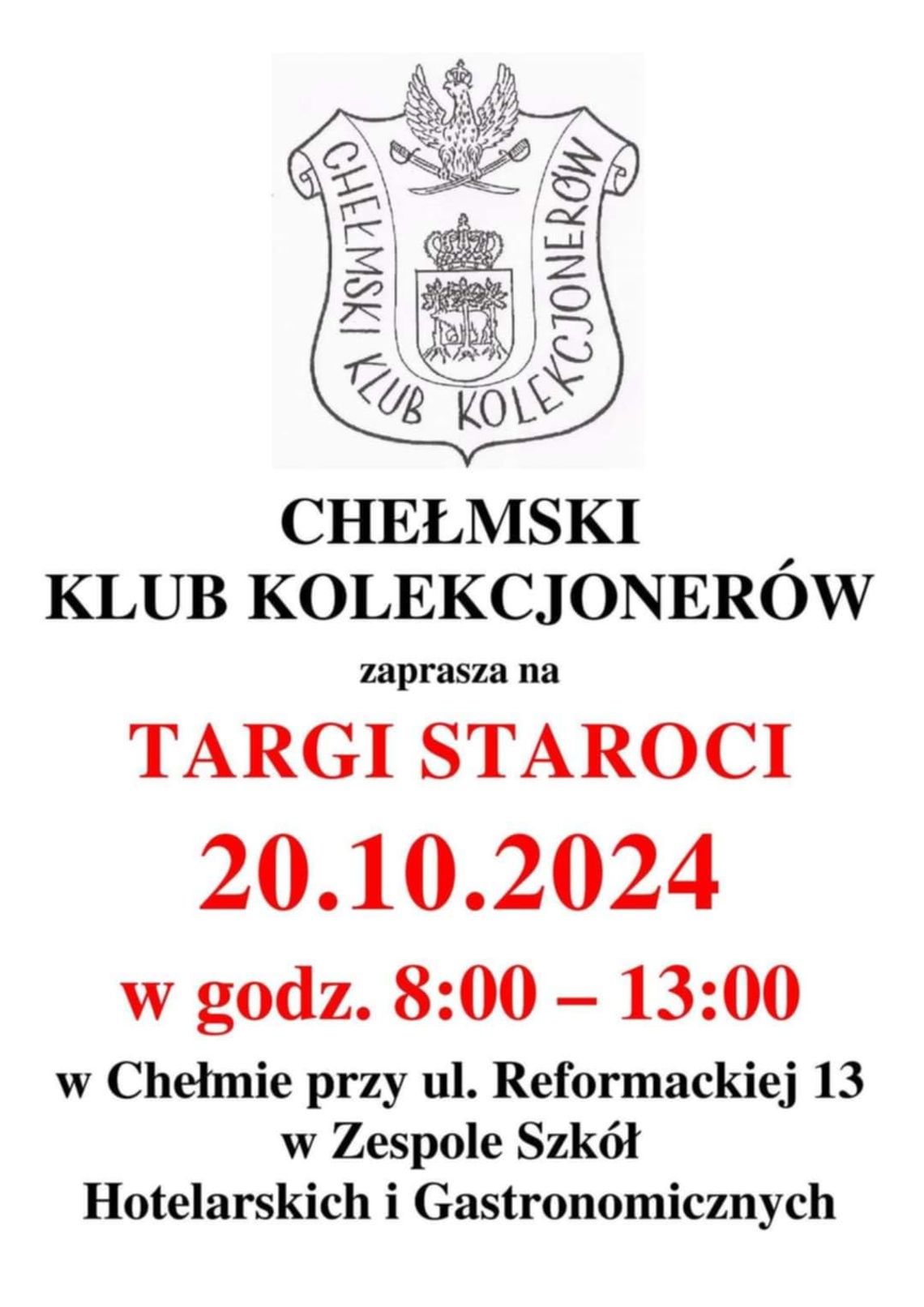 Kolejna edycja Targów Staroci w Chełmie