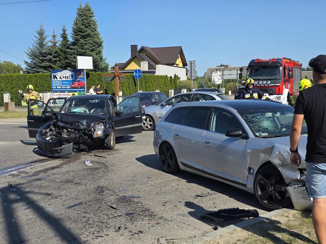 Kolejna kolizja na niebezpiecznym skrzyżowaniu w Urszulinie Kolejna kolizja na niebezpiecznym skrzyżowaniu w Urszulinie