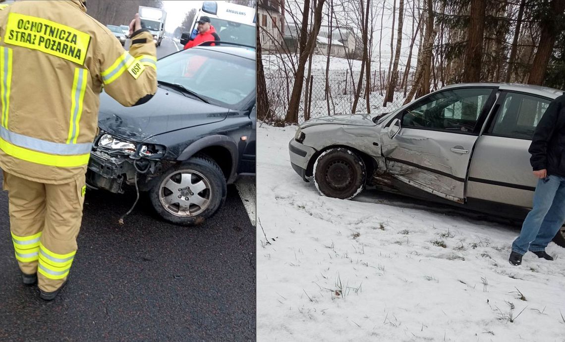 Kolejne zderzenie na DK 17. Wyglądało groźnie, ale tym razem bez rannych [FOTO]