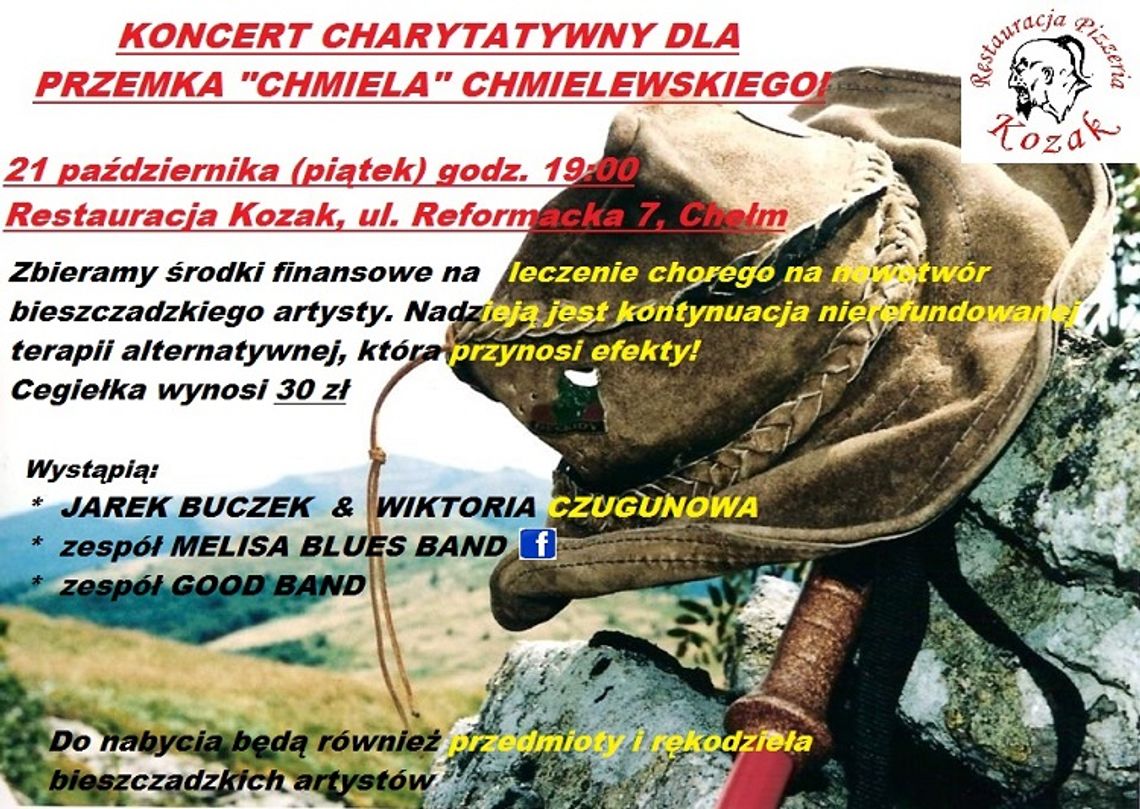 Koncert charytatywny dla Przemka "Chmiela" Chmielowskiego
