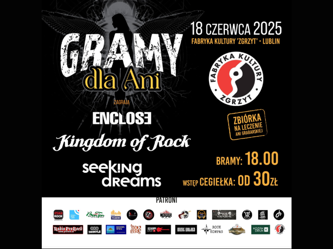 Lublin. Koncert Charytatywny „Gramy dla Ani”