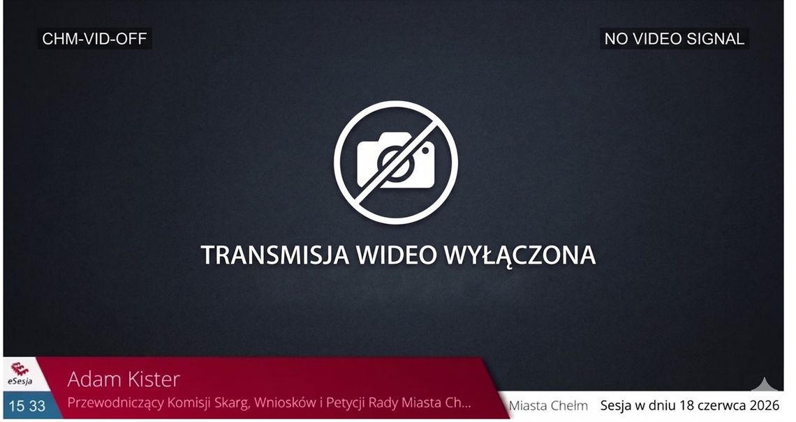 Koniec z kamerami na komisji skarg, wniosków i petycji w Chełmie Koniec z kamerami na komisji skarg, wniosków i petycji w Chełmie