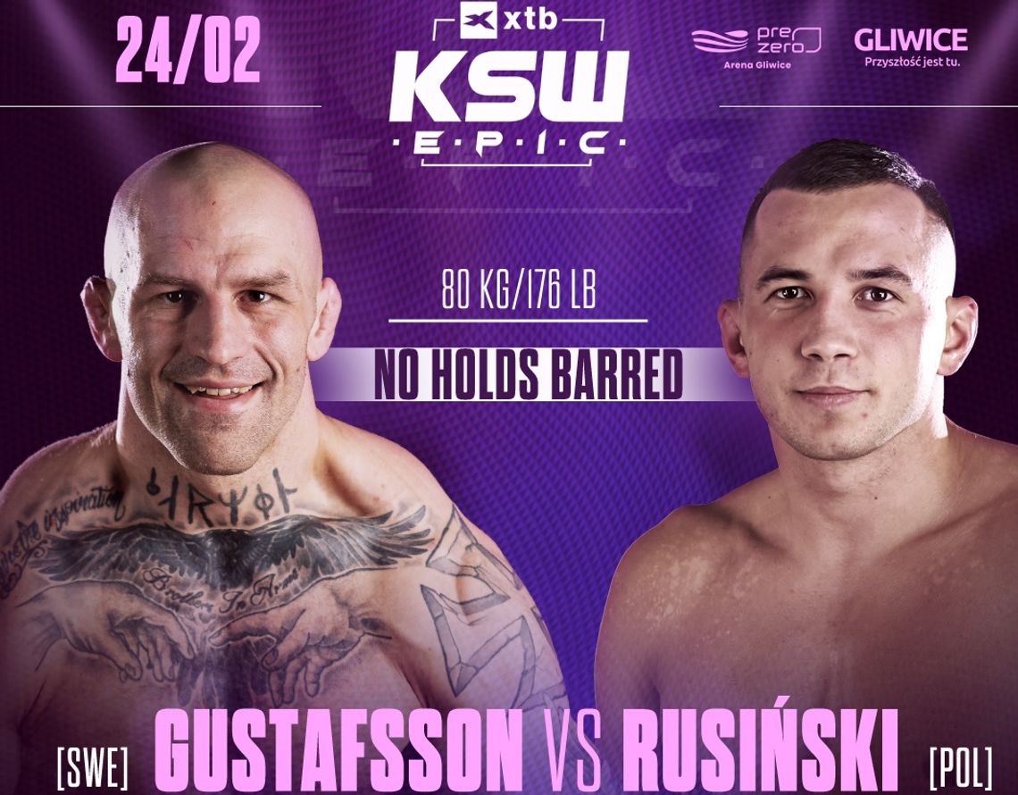 Konrad Rusiński wraca do oktagonu! Druga walka dla XTB KSW