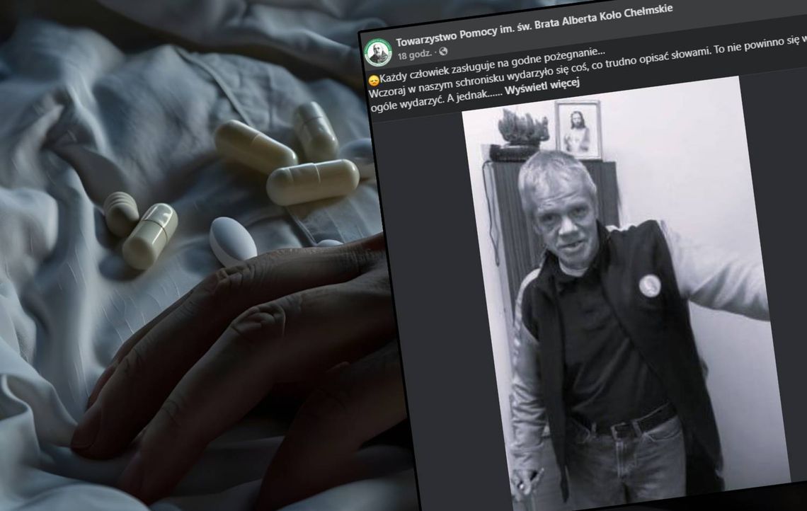 Kontrowersje wokół śmierci mieszkańca chełmskiego schroniska. Kierownictwo placówki i dyrekcja szpitala zabierają głos Kontrowersje wokół śmierci mieszkańca chełmskiego schroniska. Kierownictwo placówki i dyrekcja szpitala zabierają głos