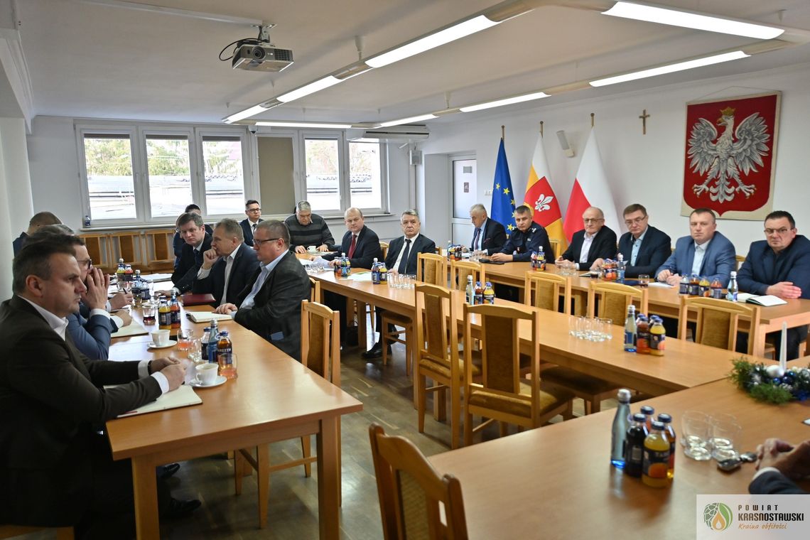 Konwent samorządowców powiatu krasnostawskiego - wspólne wyzwania i kluczowe decyzje