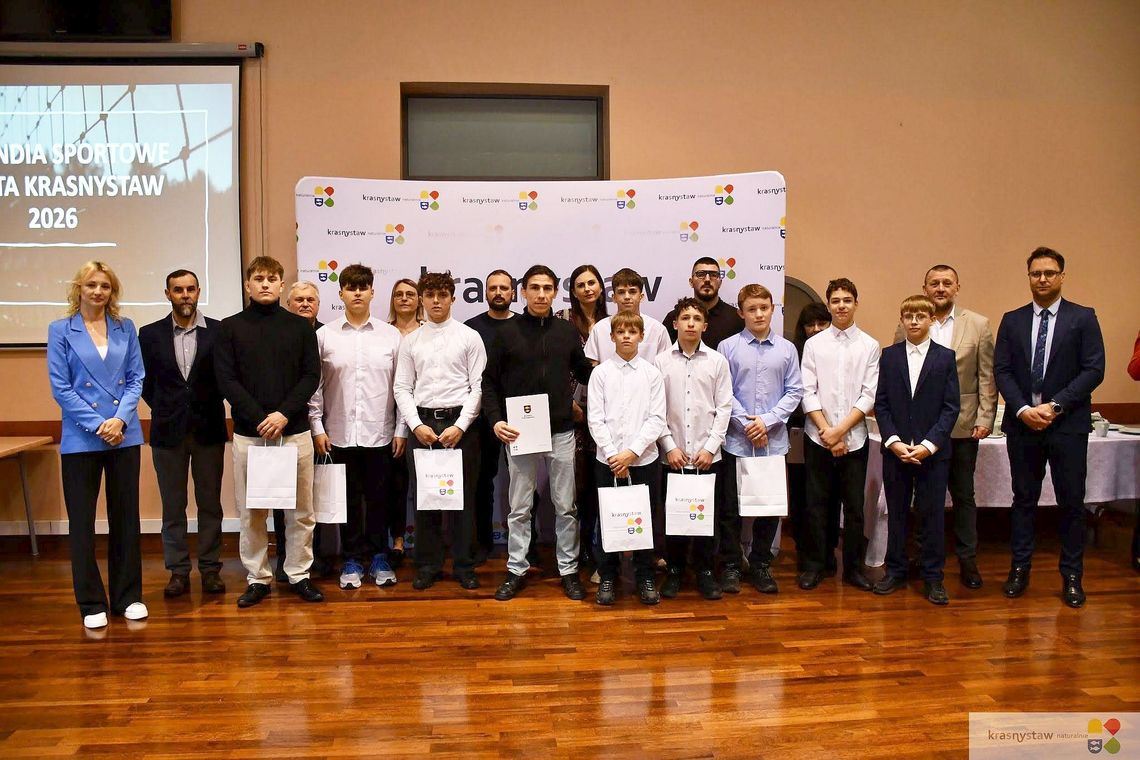 Krasnystaw nagradza sportową młodzież. Rekordowa liczba stypendiów [GALERIA ZDJĘĆ]