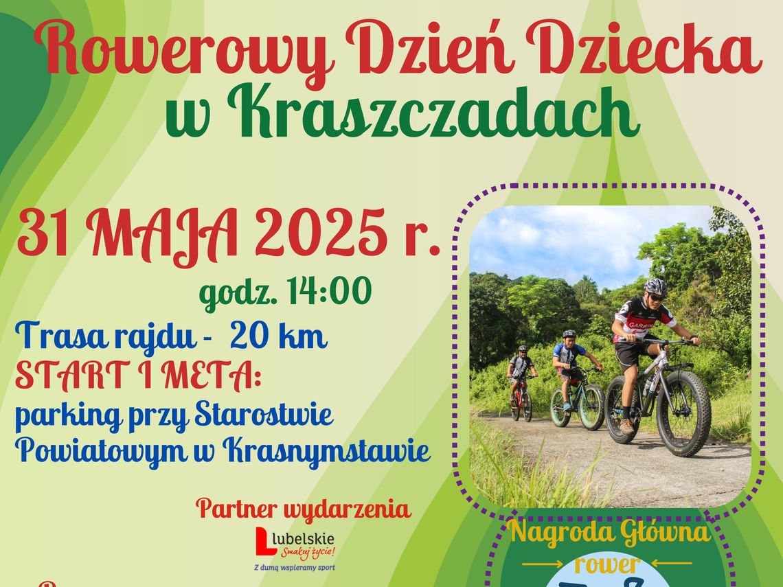 Krasnystaw. Rowerowy Dzień Dziecka w Kraszczadach