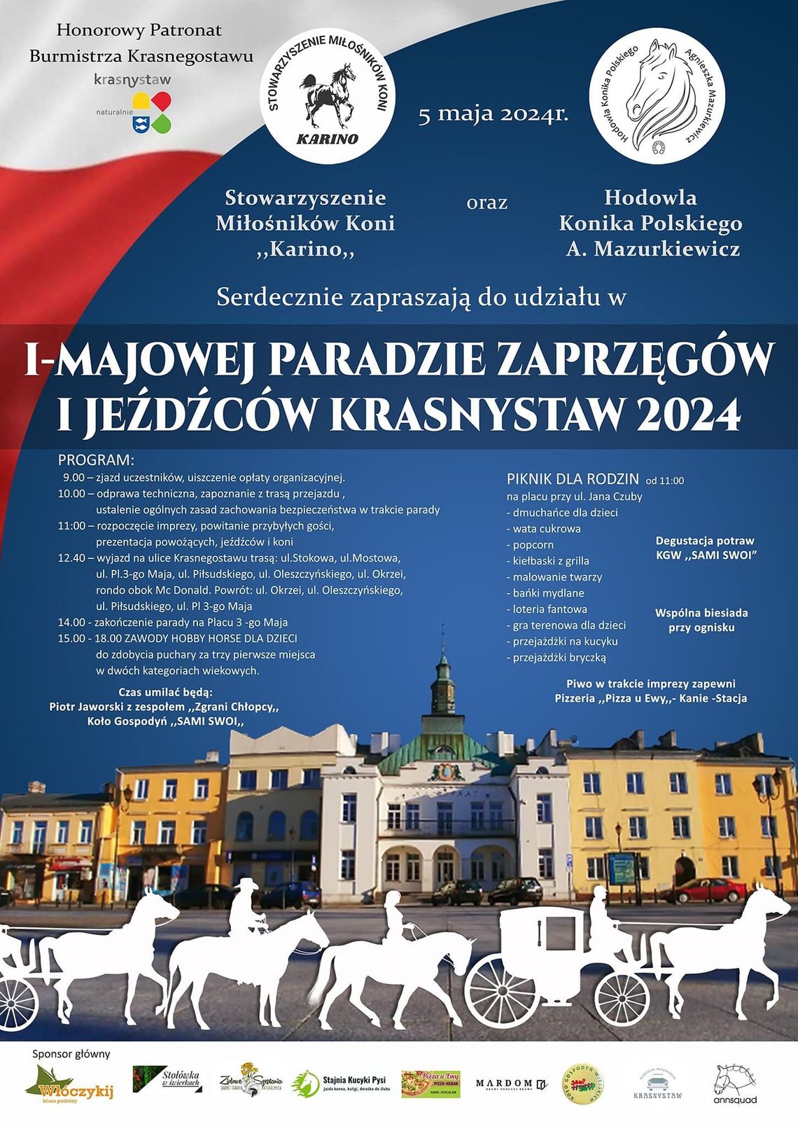 I-Majowa Parada Zaprzęgów i Jeźdźców Krasnystaw 2024