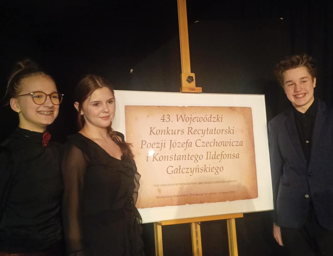 Krasnystaw. Uczennica "piątki" w finale ogólnopolskiego konkursu poezji