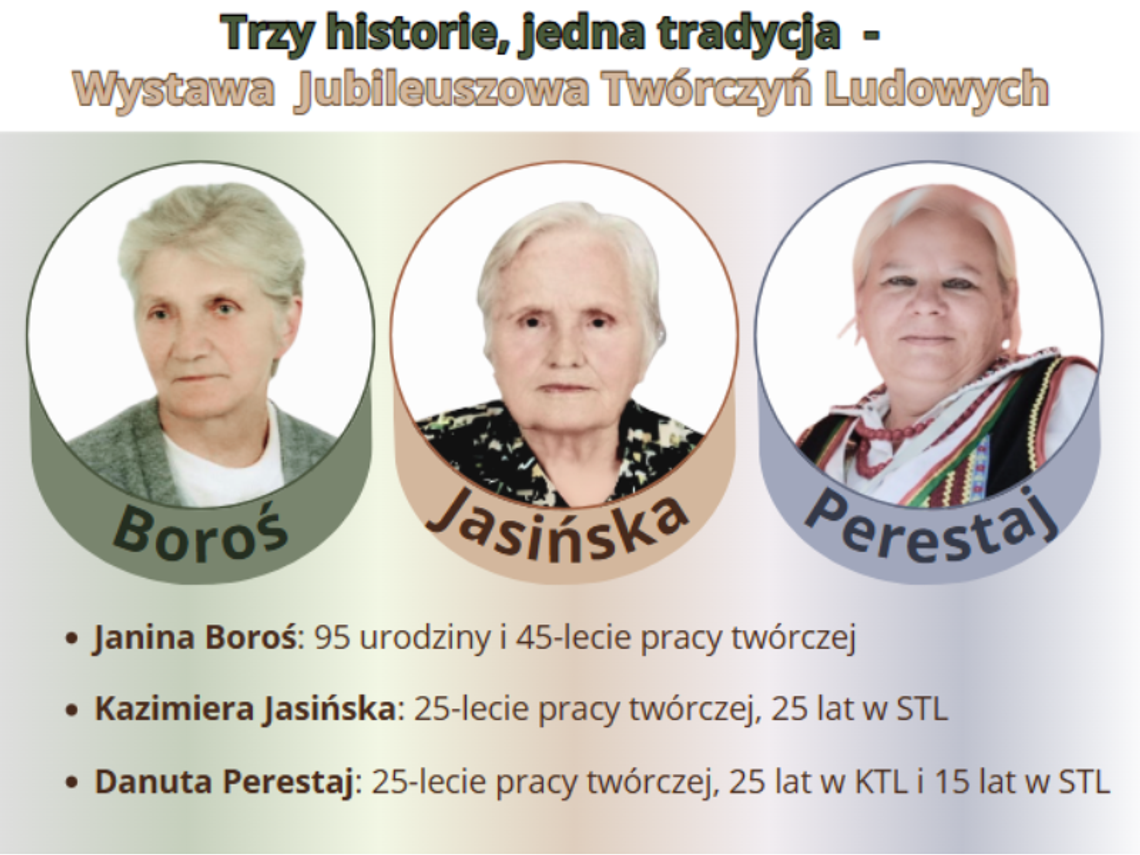 Krasnystaw. Wystawa jubileuszowa twórczyń ludowych w Krasnostawskim Domu Kultury