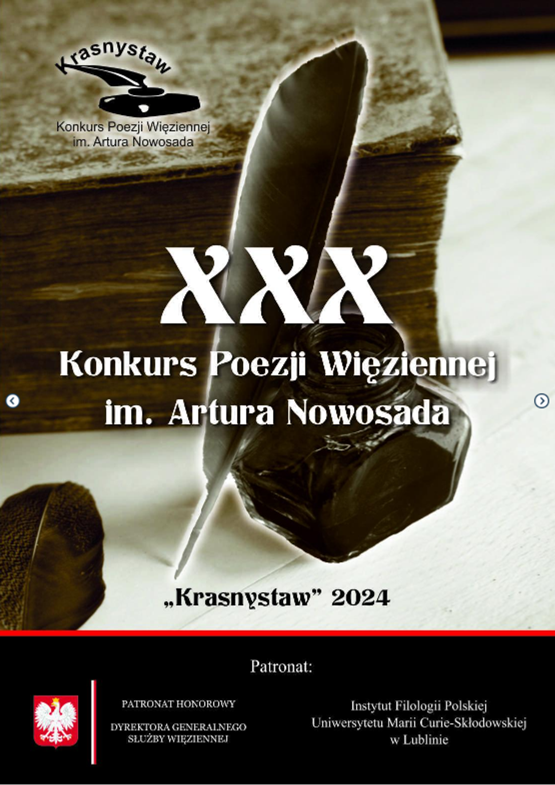 Krasnystaw. XXX Ogólnopolski Konkurs Poezji Więziennej im. Artura Nowosada