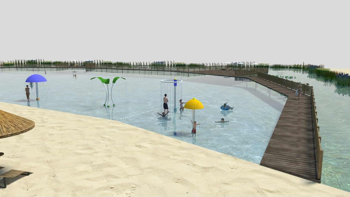 Krasnystaw. Zalew na Lubańce -  plaża, promenada i strefy rekreacji. Projektanci mają koncepcję