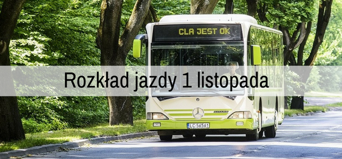 Kursowanie autobusów CLA 1.11.2017