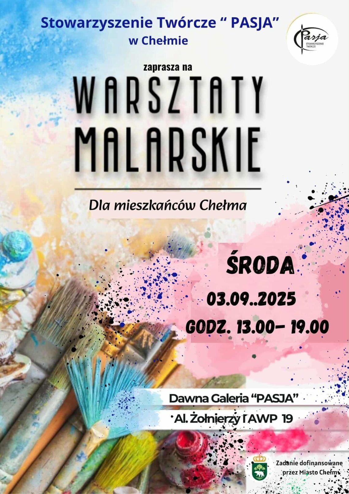 Chełm. Warsztaty malarskie dla mieszkańców