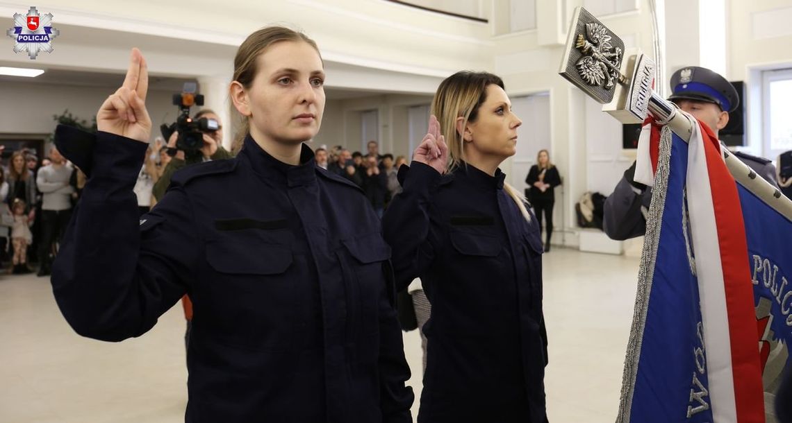 Lubelskie. Nasze komendy mają nowych policjantów [ZDJĘCIA+WIDEO]