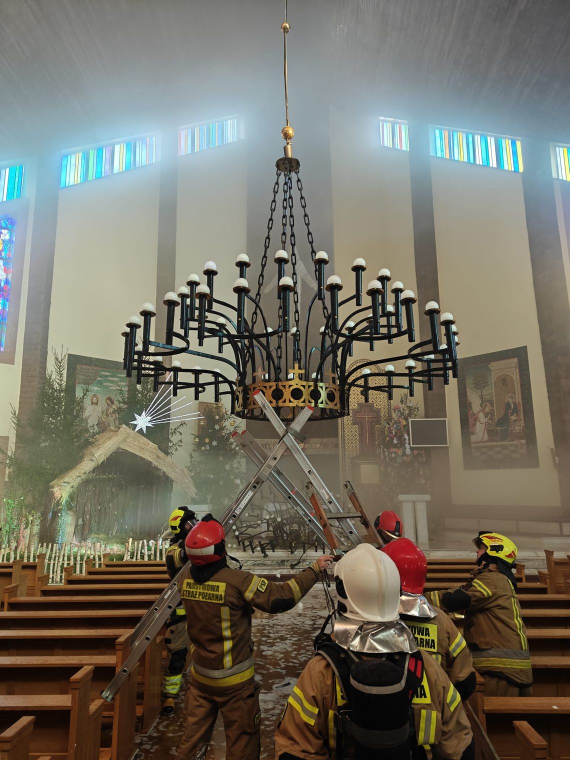 Lubelskie. Pożar kościoła. Proboszcz wyprowadził parafian