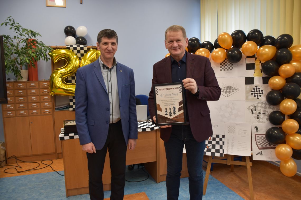 Ludowy Uczniowski Klubu Szachowy Fajsławice świętuje 20-lecie istnienia