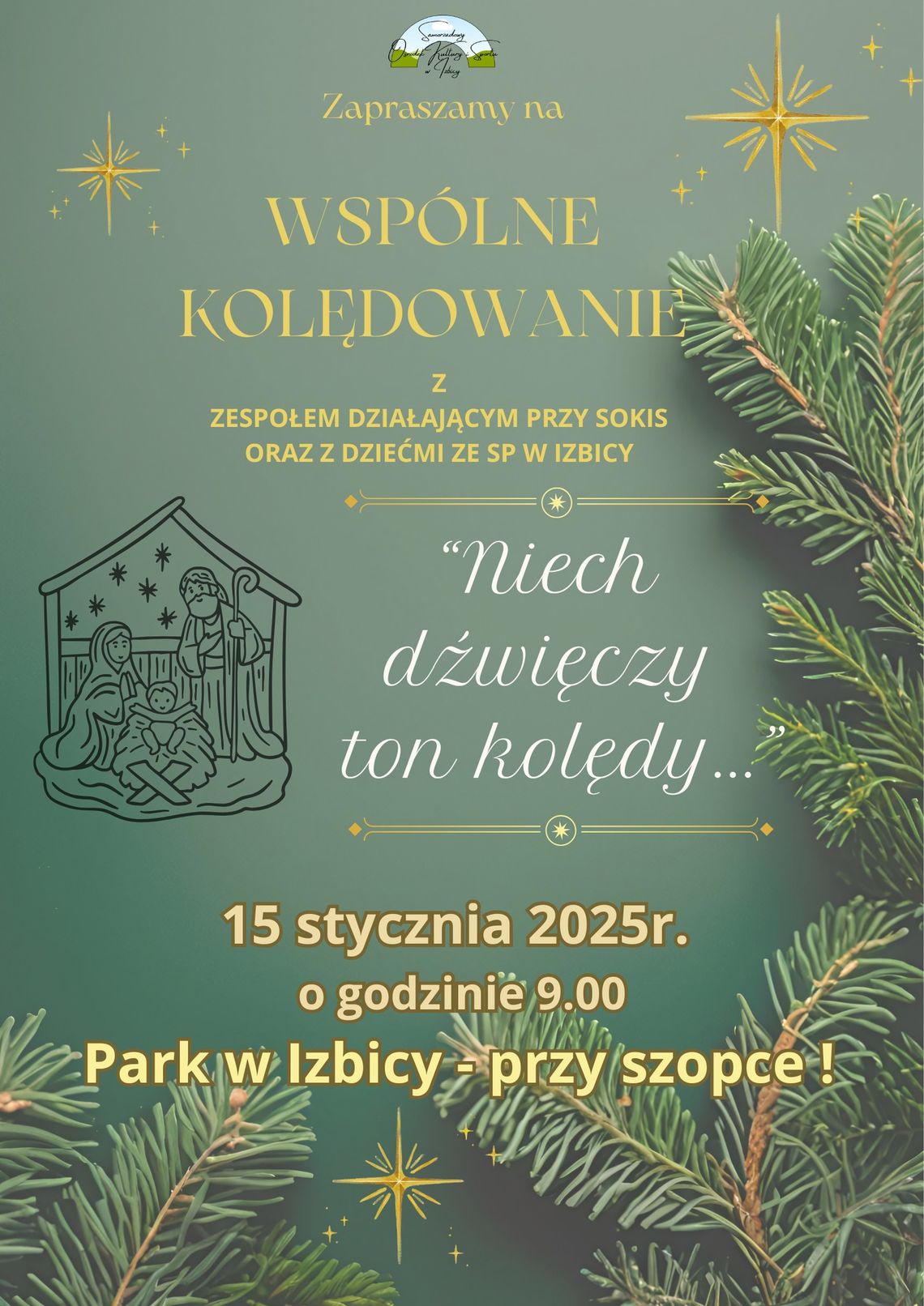 Magia świąt trwa, wspólne kolędowanie w Izbicy