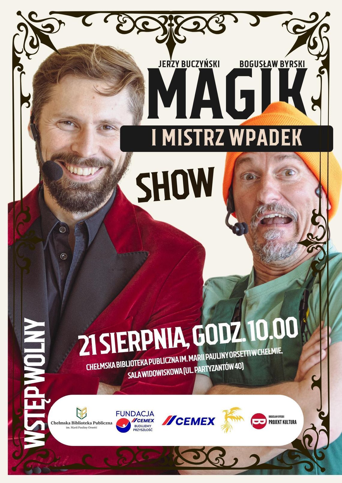 „Magik i Mistrz Wpadek Show” w Chełmie. Widowisko dla całych rodzin już 21 sierpnia Spektakl „Magik i Mistrz Wpadek Show”.