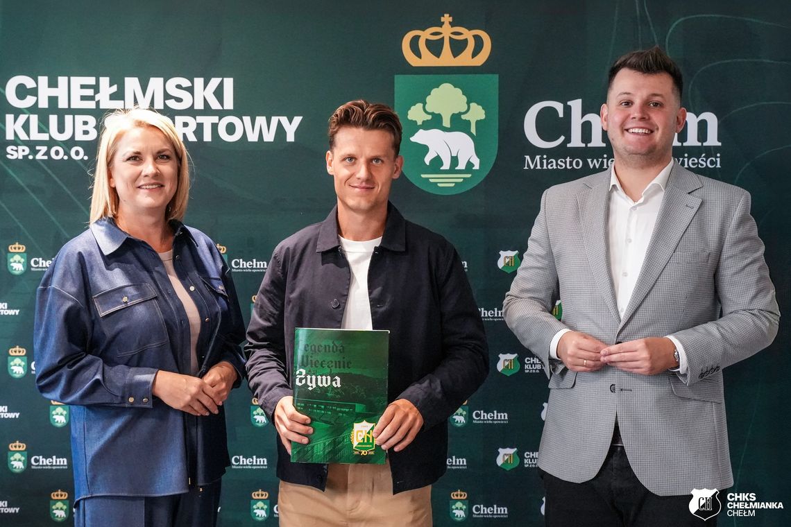 Maksymilian Banaszewski wzmacnia Chełmiankę