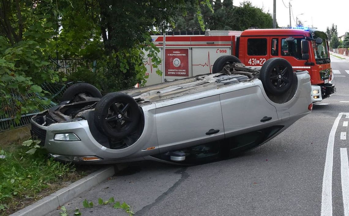 Miała prawie 2 promile i dachowała