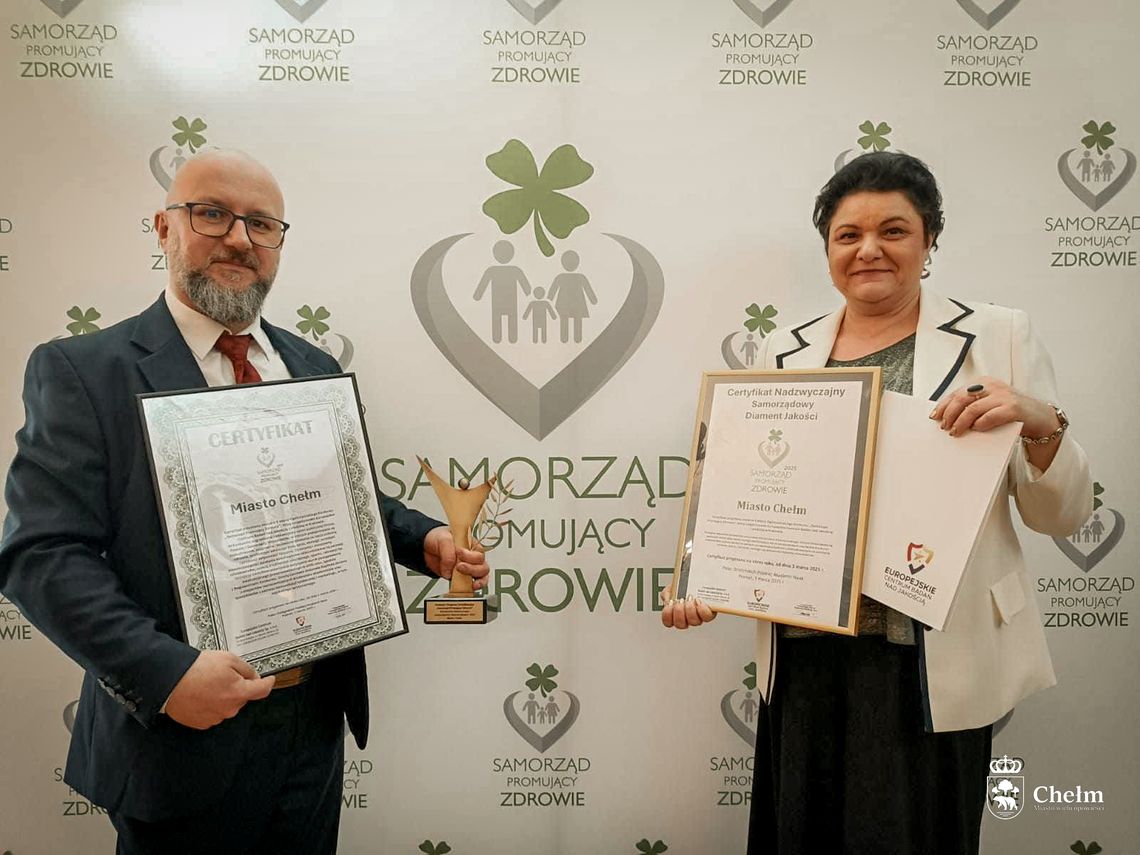 Miasto Chełm wyróżnione w konkursie Samorząd Promujący Zdrowie Miasto Chełm wyróżnione w konkursie Samorząd Promujący Zdrowie