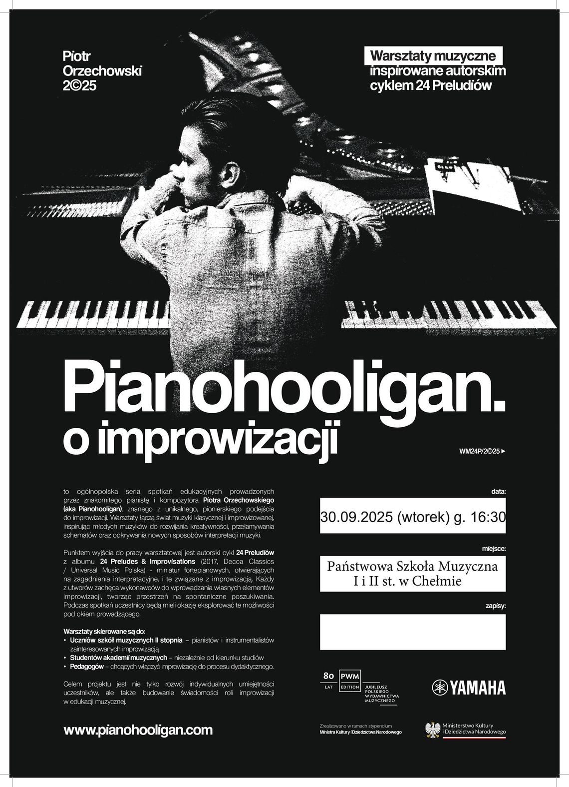 Mistrz improwizacji Piotr Orzechowski wystąpi w Chełmie