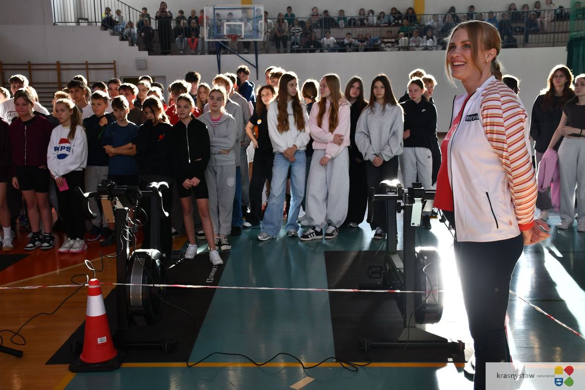 Mistrzyni olimpijska w wioślarstwie Agnieszka Kobus-Zawojska odwiedziła Krasnystaw! [ZDJĘCIA]