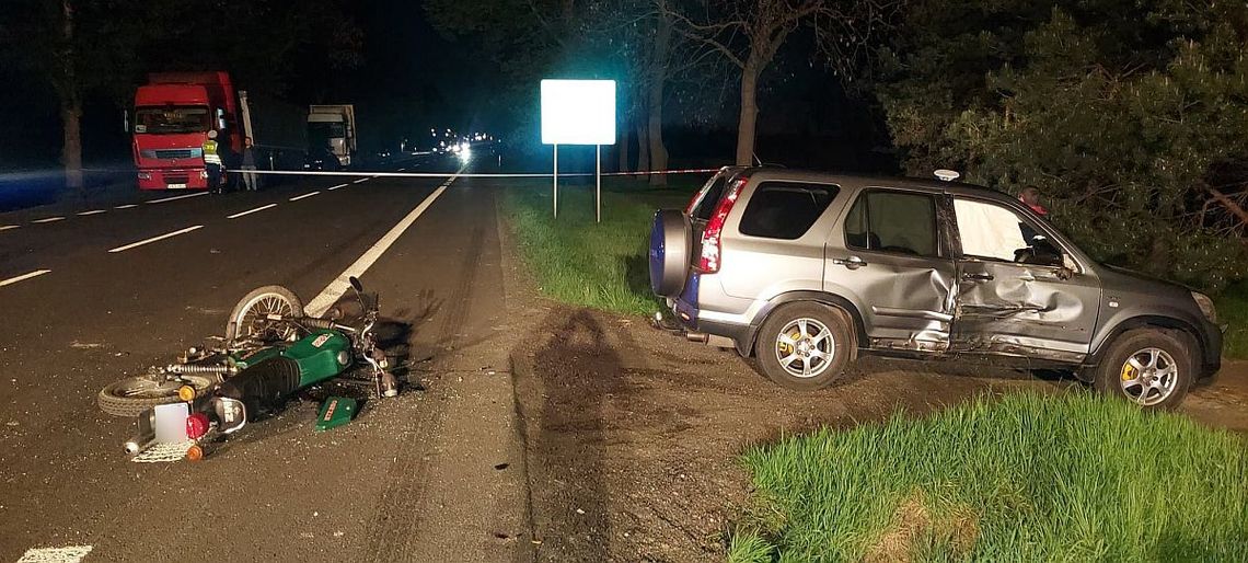 Motocyklista zginął w Zakręciu. Kierowca hondy usłyszał zarzut