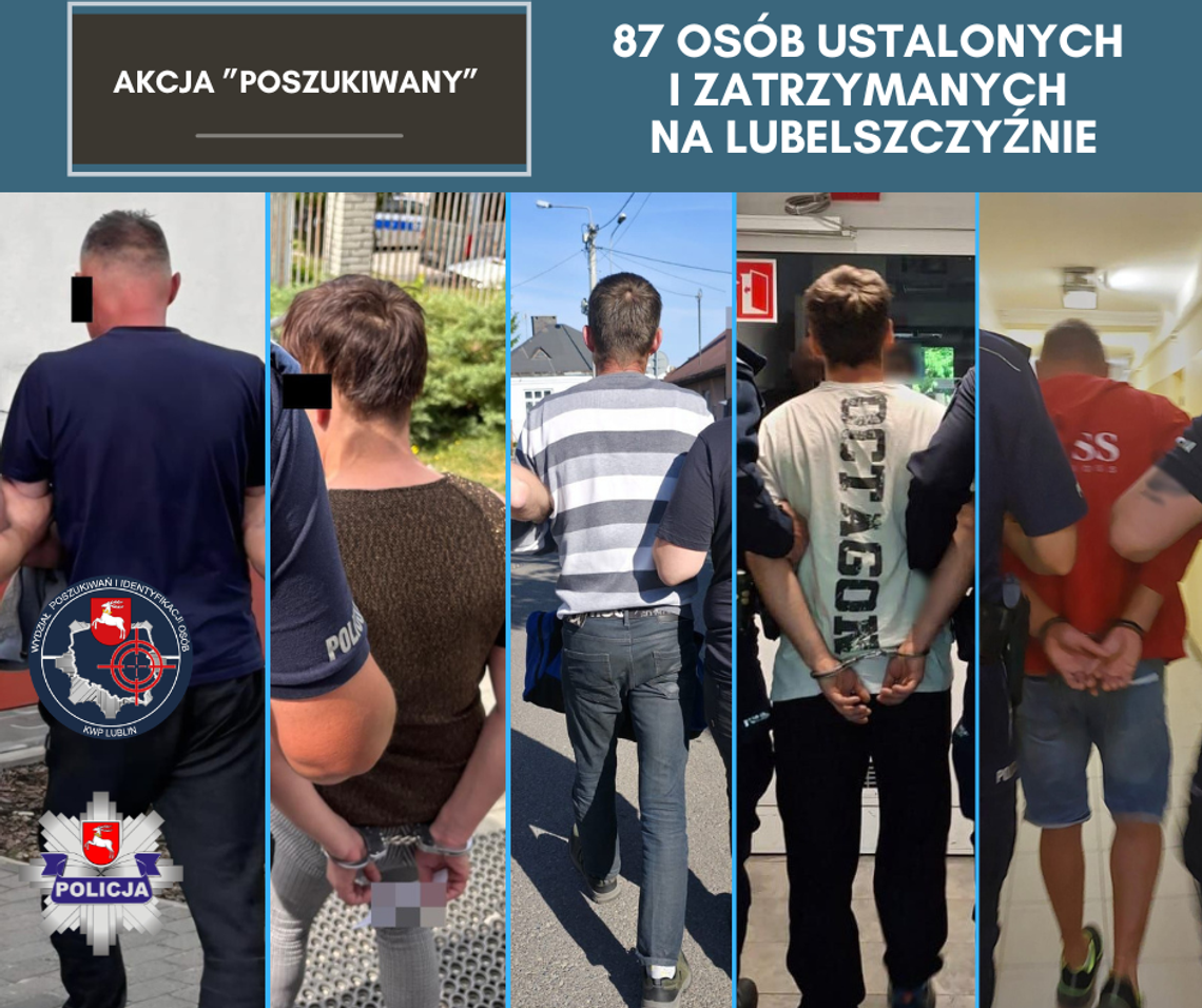 Wielka obława w regionie! Na Lubelszczyźnie wpadło 87 poszukiwanych, w tym uciekinierzy z Chełma [FILM]