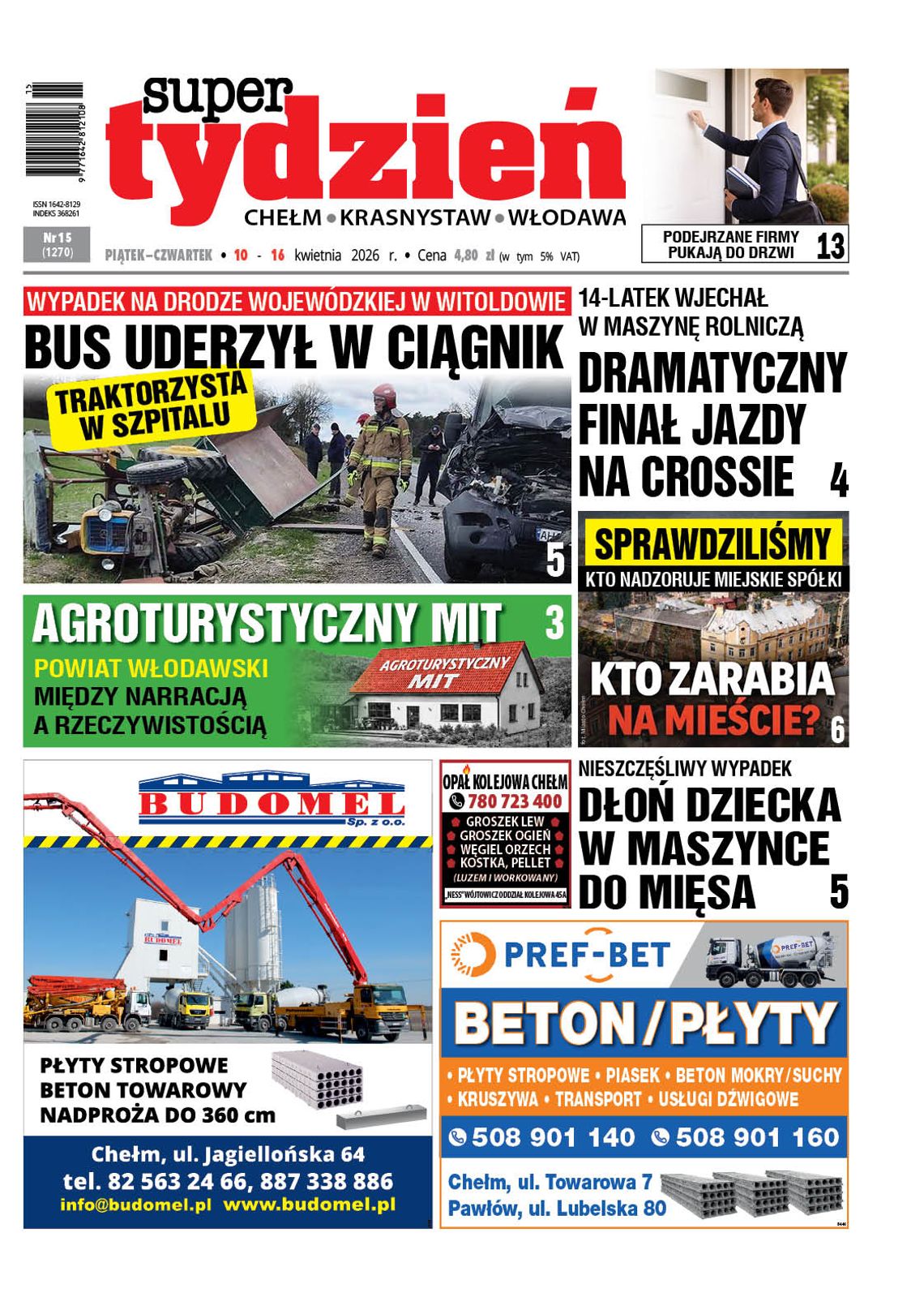 Najnowszy numer Super Tygodnia! Najważniejsze informacje! (10 kwietnia 2026) Najnowszy numer Super Tygodnia! Najważniejsze informacje! (10 kwietnia 2026)