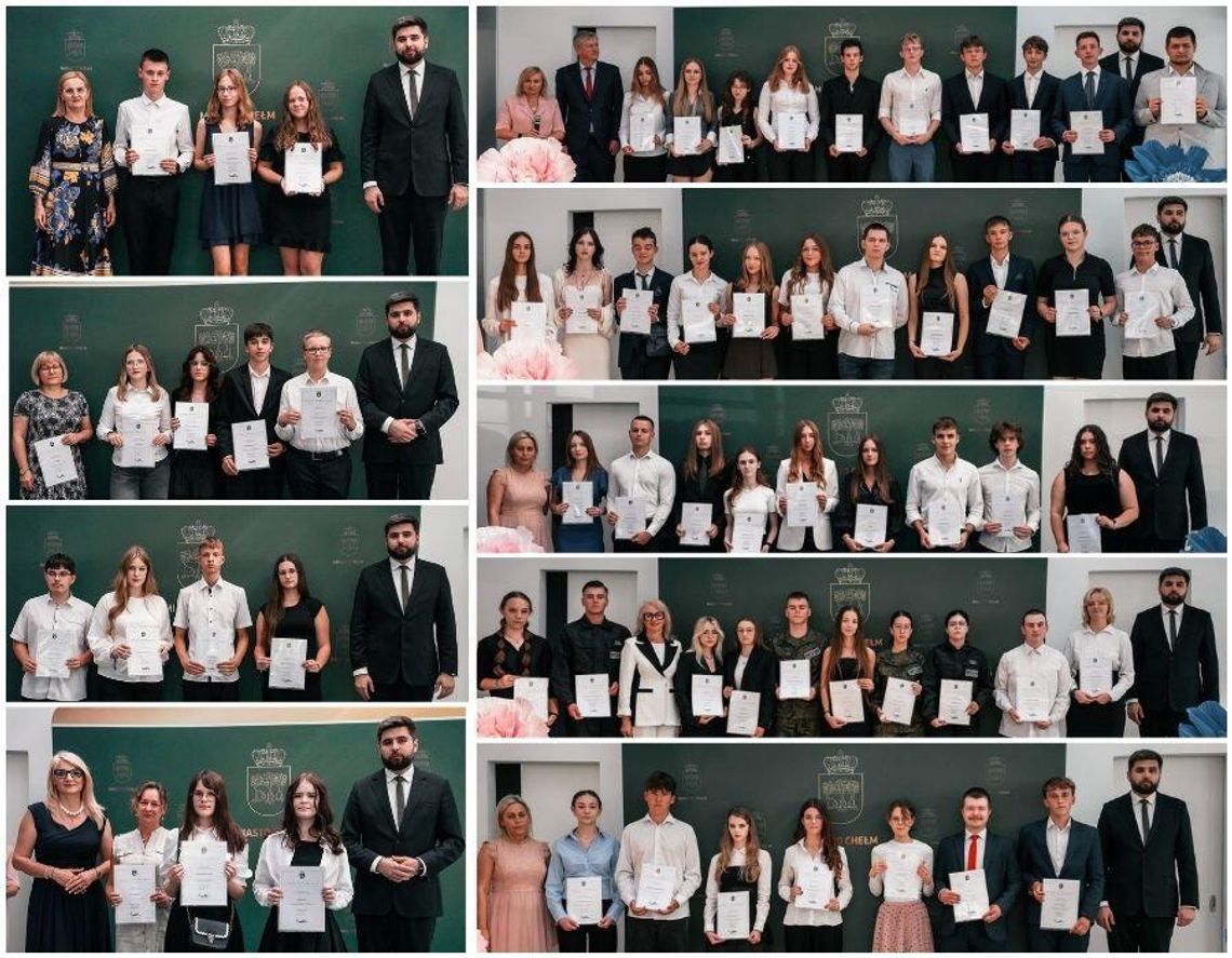 Najzdolniejsi uczniowie z chełmskich szkół otrzymali stypendia [ZDJĘCIA]