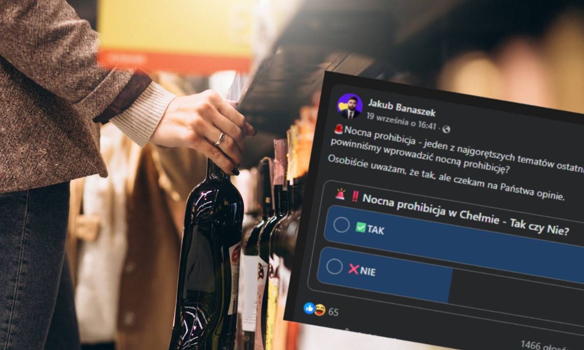 Nocna prohibicja w Chełmie? Prezydent Banaszek pyta mieszkańców o zdanie Nocna prohibicja w Chełmie? Prezydent Banaszek pyta mieszkańców o zdanie