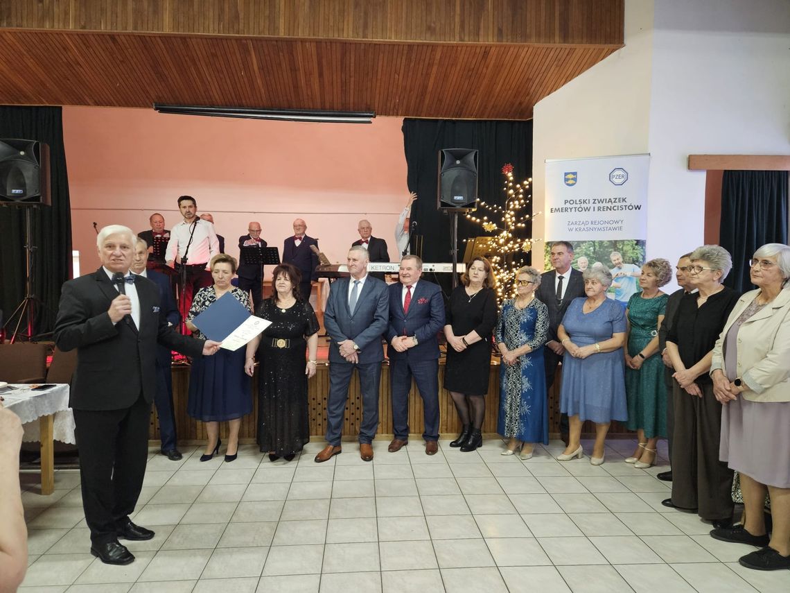 Noworoczne spotkanie związku emerytów w Krasnymstawie [GALERIA ZDJĘĆ]