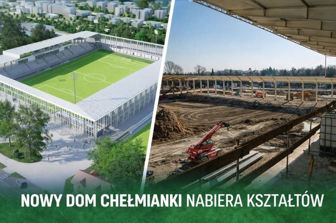 Nowy dom Chełmianki rośnie na oczach mieszkańców. "To będzie serce sportowego Chełma" Nowy dom Chełmianki rośnie na oczach mieszkańców. "To będzie serce sportowego Chełma"
