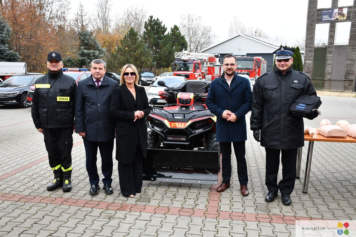 Nowy sprzęt dla strażaków z Krasnegostawu