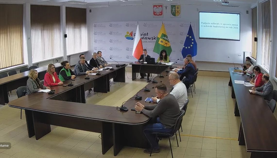 O deficycie oraz źródłach jego pokrycia na nadzwyczajnej sesji Rady Powiatu Włodawskiego