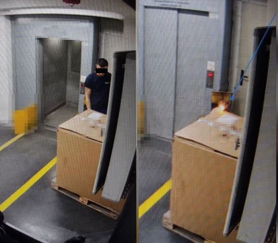 O włos od tragedii! Pracownik podpalił kartonowe pudełko z łatwopalnymi materiałami