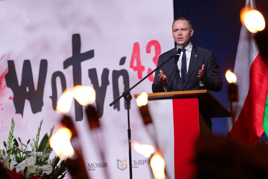 Obchody 82. rocznicy Krwawej Niedzieli na Wołyniu. W Chełmie gościł prezydent elekt Karol Nawrocki [ZDJĘCIA+FILMY]