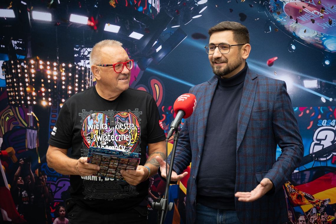 Miał być spacer z prezydentem Banaszkiem po Chełmie, skończyło się na wizycie u Owsiaka w Warszawie