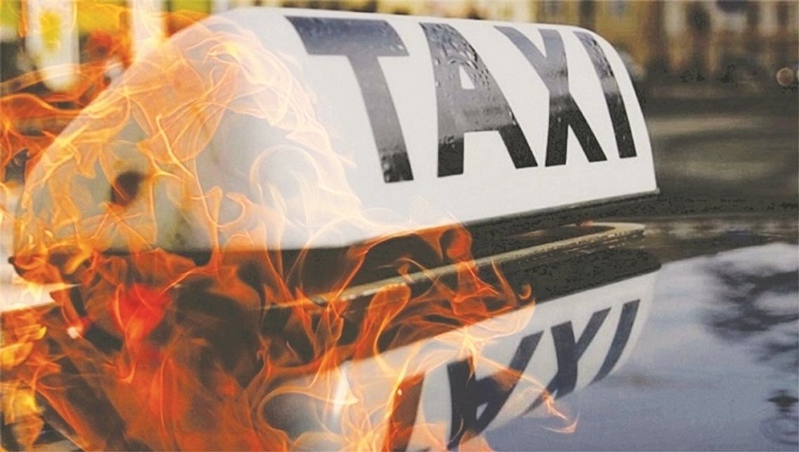 Ogień w taksówce pod lupą śledczych
