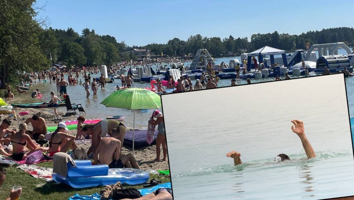 Okuninka. Agresywni turyści wystraszyli plażowiczów nad Jeziorem Białym?