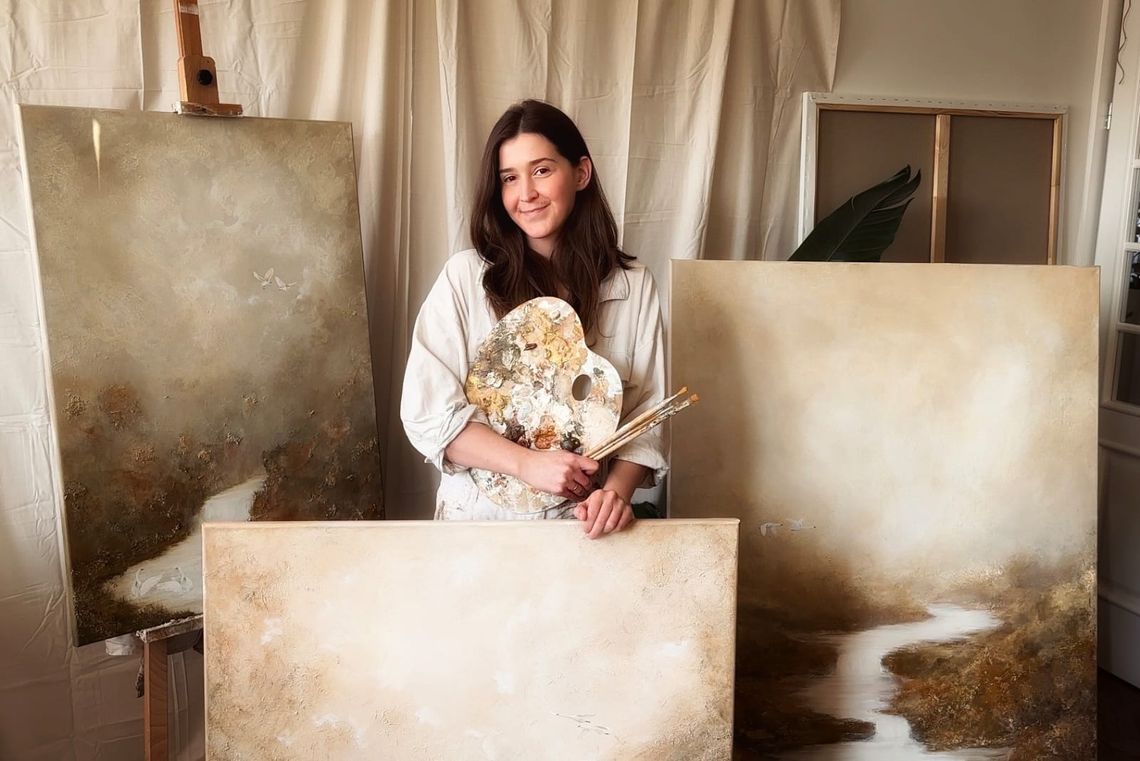 Ola Krawczuk vel Walczuk otwiera galerię w zabytkowym kiosku w centrum Chełma