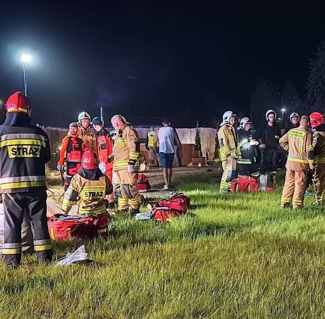 Orchówek. Koszmarna majówka! 7 osób poparzonych paliwem od biokominka