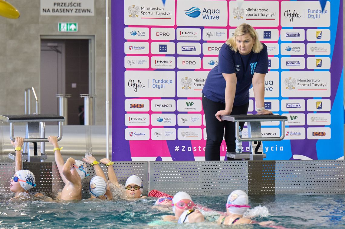 Otylia Swim Tour w Chełmie. Wyjątkowe warsztaty pływackie dla dzieci i rodziców