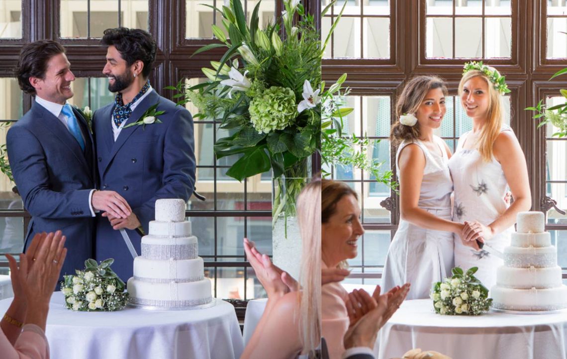 Para mężczyzn: Sorry Polsko! Musisz uznać nasze małżeństwo! Para mężczyzn: Sorry Polsko! Musisz uznać nasze małżeństwo!