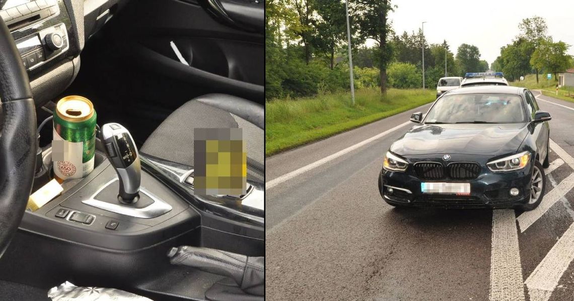 Pijany 18-latek spał w aucie zaparkowanym na krajowej 17