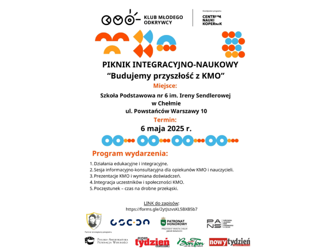 Piknik Integracyjno-Naukowy „Budujemy przyszłość z KMO” w Chełmie
